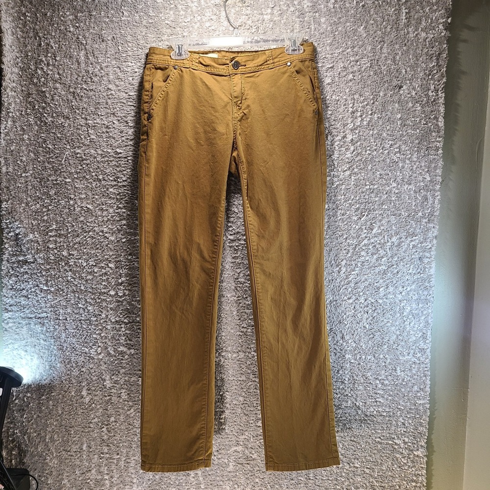 Pilcro and The Letterpress Low Rise Jeans 26 Brown Straight Chino Cotton